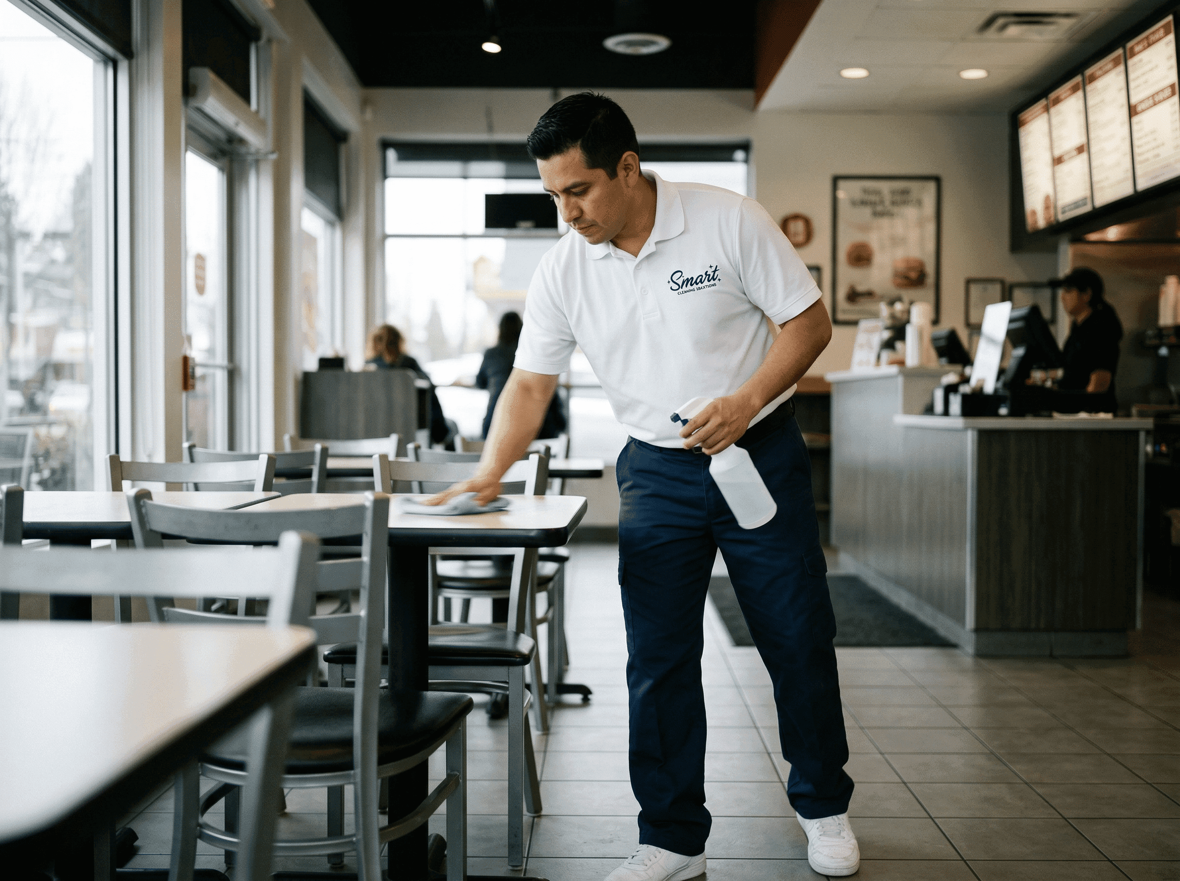 Mint Sanitary commercial team maintaining a professional workspace