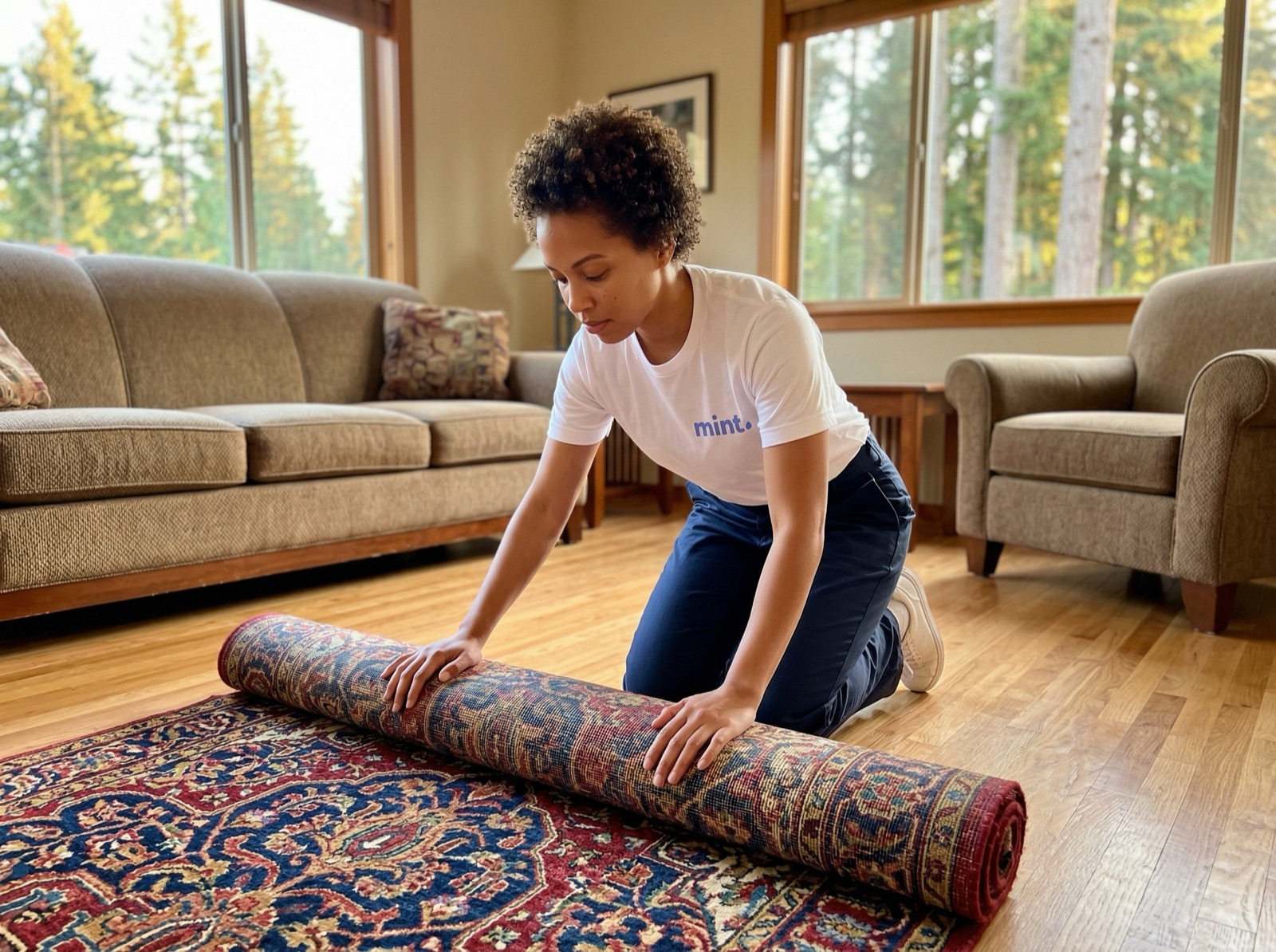 Professional area rug cleaning in North Vancouver