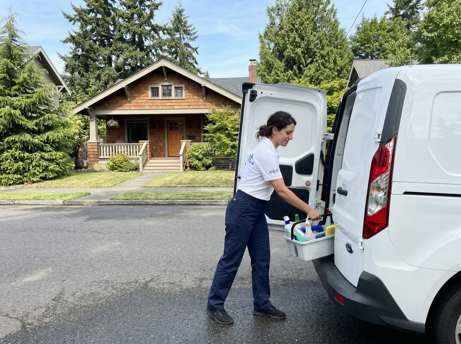 Mint Sanitary service van covering Greater Vancouver