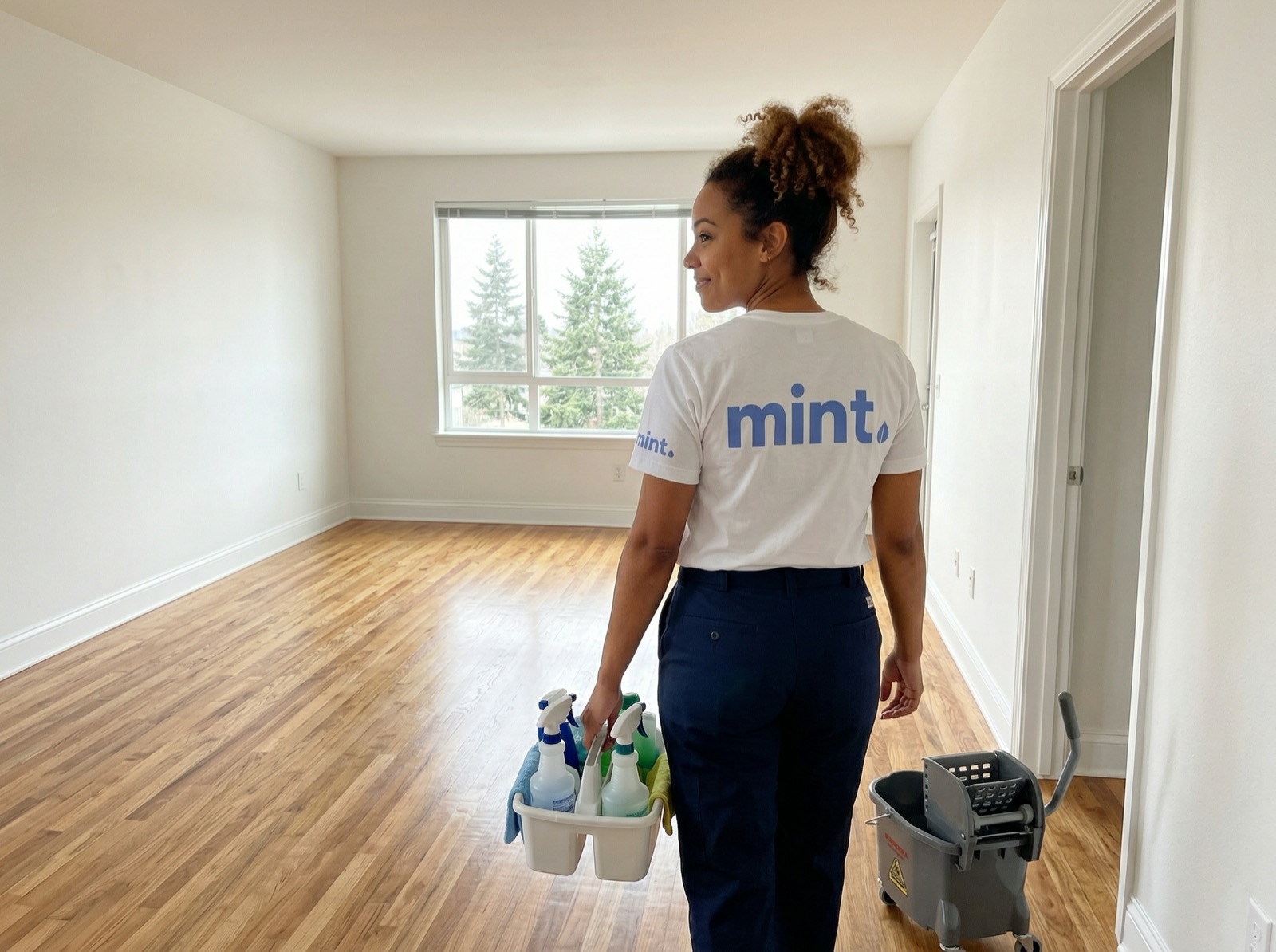 Move-in or move-out cleaning for transitions