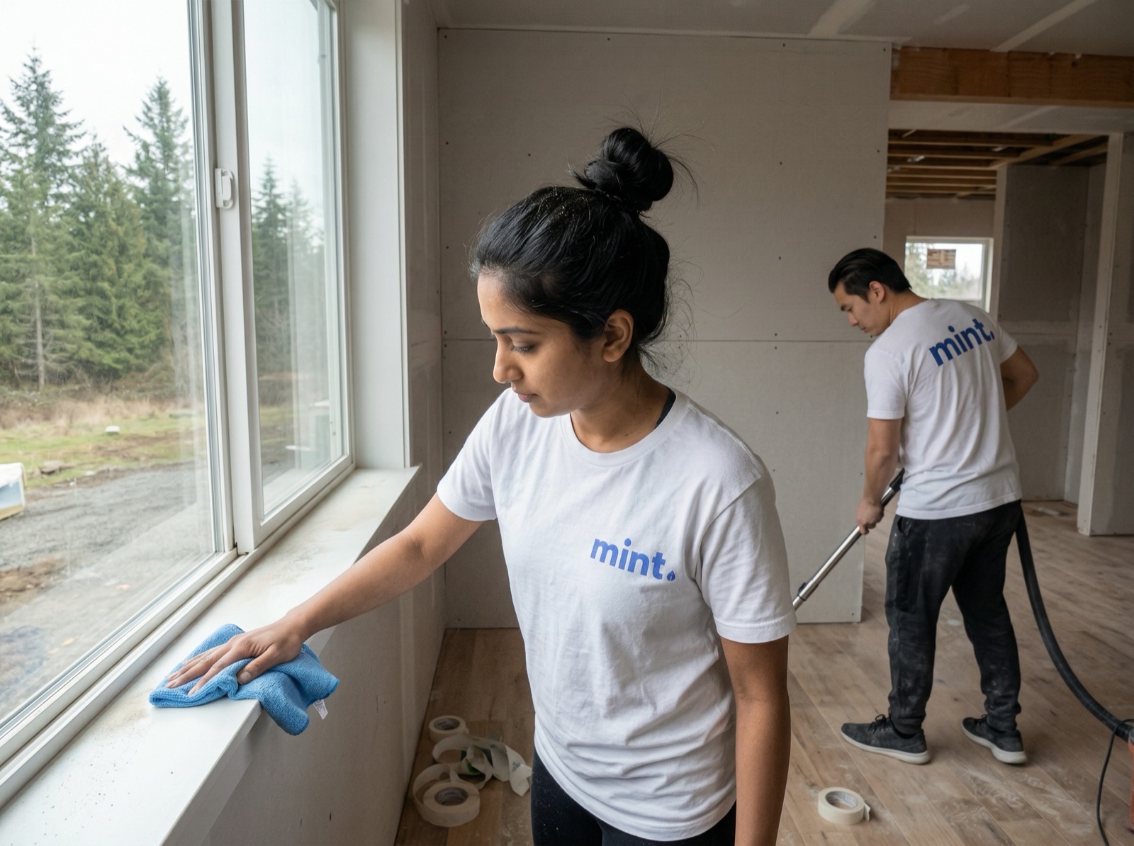 Post-renovation or post-construction cleaning